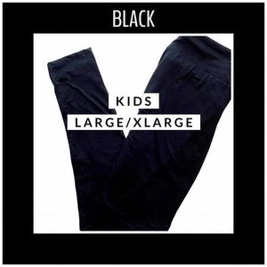 BLACK NEW LULAROE KID’S LEGGINGS
